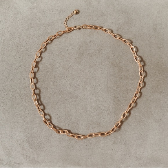 n e w | gold chain link necklace ♡ - Picture 4 of 5